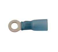 Blu Termorestringenti Anello Terminale 6.0mm - Confezione 25 - Connect 30202