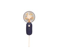 (Blu tibetano) Nuovo ventilatore portatile con ricarica USB Mini Macaron Piccolo ventilatore Piccolo ventilatore