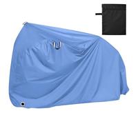 Blu Tinta Unita Impermeabile Coperture per Bici con Fori di Blocco Interno Esterno Deposito Bici Da Strada Copertura Adatta per La Maggior Parte Funda para