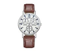 Blu Tre Quarzo Cintura Orologio Da Uomo Orologio Da Uomo Vetro Orologi Da Uomo Orologio Sgw500h-2bv, A, misura unica