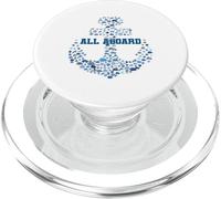 BLU TUTTI A BORDO DEI MARINAI ALL'ANCORA PopSockets PopGrip per MagSafe