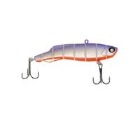 (blu, viola, 7 cm) Esca da pesca da 7 cm/9 cm con amo triplo, colori brillanti, occhi 3D realistici,