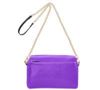 Blu Viola Tinta Unita Pura Pianura Moda Borse A Spalla Per Le Donne Vegano Borsa Della Borsa Della Borsa Della