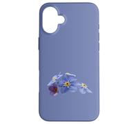 Blu Wildflower Non ti scordar di me Myosotis Vector Design Custodia per iPhone 16 Plus