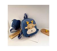 (Blu) Zaino resistente e adorabile con tema animali per bambini piccoli, leggero