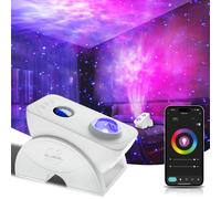 Blubbel Proiettore Smart LED per Cielo Stellato, Laser Blu Proiettore WiFi Starlight, Luce Notturna Galaxy 3D, Controllo App/Vocale, Starlight Galaxy, Compatibile con Alexa/Google, Regalo