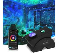 Blubbel Proiettore Smart LED per Cielo Stellato, Proiettore WiFi Starlight, Luce Notturna Galaxy 3D, Controllo App/Vocale, Starlight Galaxy, Compatibile con Alexa/Google, Regalo per Bambini