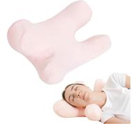 Blublu Park Cuscino antirughe per chi dorme sul fianco, cuscino di bellezza | Cuscino in piuma delicato sulla pelle con supporto per il collo, contro le rughe del viso e anti-invecchiamento