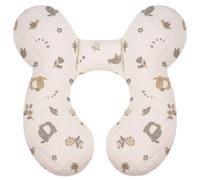 Blublu Park Cuscino per il collo del bambino da viaggio, cuscino per seggiolino auto per bambini, aggiornamento, cotone, cuscino di supporto per passeggino, buttafuori, passeggino, supporto testa e