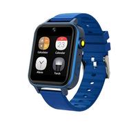 (Blue 1, Multicolor) A8 1.54 Inch Touch Screen Kids Smart Watch Story Telling Habit Tracker Camera Watch with Games - Blu