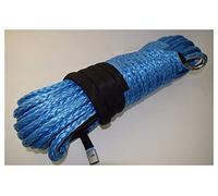 Blue 11mm * 30m Corda del verricello, cavo sintetico di ricambio 7/16 ", corda dell'argano della barca, fuori strada,Elevata resistenza alla rottura