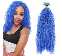 #blue,12in,Multicolore Estensioni con Nastro Adesivo Capelli Umani, Parrucche di Capelli Umani, Estensioni di Capelli Umani, Parrucche Invisibili Estensioni di Capelli Naturali