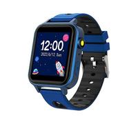 (Blue 2, Multicolor) A8 1.54 Inch Touch Screen Kids Smart Watch Story Telling Habit Tracker Camera Watch with Games - Blu