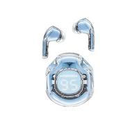 (Blue) 2025 ACEFAST T8 / AT8 Crystal (2) Color Bluetooth Earbuds Lightweight Wireless Headset compatible Work