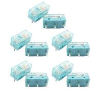 Blue 8.0 Mouse Button Gold Contactor 90 Million Life 3 Pin Blue Dot(10Pcs)
