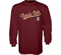 Blue 84 Men's Florida State Seminoles Long Sleeve T-Shirt Cursive Team Color, Team Color, XX-Large