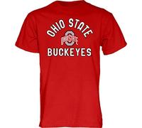 Blue 84 Men's Ohio State Buckeyes T Shirt Line Up Team Color, Ohio State Buckeyes Red, X-Large