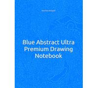 Blue Abstract Ultra Premium Drawing Notebook