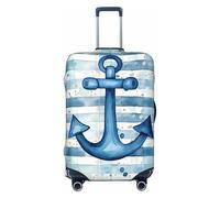 Blue Anchor - Copertura per valigia, protezione per bagagli, elastica, antigraffio, antipolvere, adatta per bagagli da 56 a 61 cm, Multicolore, L