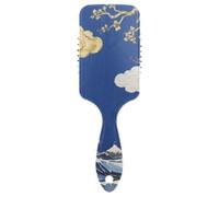 Blue and Golden Waves and Clouds pennello carino per capelli cresciuti cuoio capelluto massaggiatore per la perdita dei capelli con manico ergonomico cepillo para cabello rizado