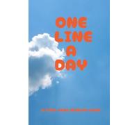 Blue and orange One Line a Day: Daily Memory & Reflection Notebook | Five-Year Keepsake