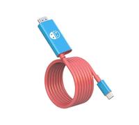 (Blue and red) for Switch2 projection cable,Connect to large-screenTV, clearer picture quality