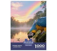 Blue-and-yellow Macaw 1000 Pezzi Puzzle Difficile Per Amanti Della Logica Concentrazione Divertimento Serale Bird Pezzo Da Collezione 70x50cm/1000pcs