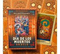 BLUE ANGEL Dia De Los Muertos Oracle Deck 44 Carte Con Libro Guida