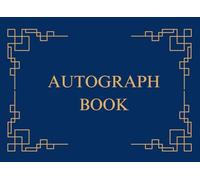 Blue Autograph Book: Small Pad for Signatures of Celebrities, Musicians, Authors, or Friends. For Concerts, Conventions, Events, etc. Gift for Adults, Kids, or Teens. 100 Plain, Blank Pages.