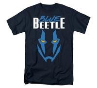 Blue Beetle - Maschera - T-Shirt a Maniche Corte Unisex per Adulti - Blu