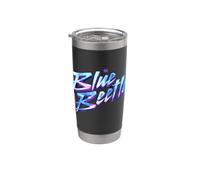 Blue Beetle Movie Logo Bicchiere termico in acciaio inox doppia parete
