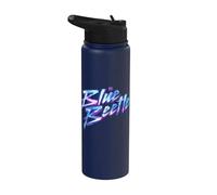 Blue Beetle Movie Logo Stainless Steel Insulated Water Bottle