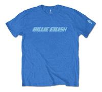 Blue Billie Eilish Racer Logo ufficiale Uomo maglietta unisex