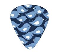 Blue Bird Chitarra AcusticaPlettri per Chitarra 12 Pezzi, Chitarra Elettrica Essenziale Plettri per Chitarra Spessi e Sottili Studenti 0,46 0,96 0,71 Mm