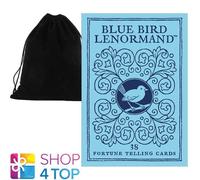 BLUE BIRD Oracolo Lenormand Strato Stuart Kaplan Esoteric us games Di Velvet Bag