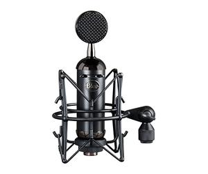 Blue Blackout Spark SL Microfono a Condensatore XLR con Shockmount Personalizzato, Modello Polare Cardioide, per Registrazione, Broadcast, Podcast, Twitch Gaming Streaming, YouTube Video - Nero