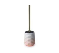 Blue Canyon Milano - Scopino per WC e supporto per bagno, flessibile in plastica, per pulizia profonda, dimensioni compatte, design elegante con supporto inodore - rosa