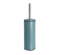 Blue Canyon Santorini - Scopino per WC con supporto per bagno, testina flessibile in plastica per una pulizia profonda, dimensioni compatte, design elegante, verde menta