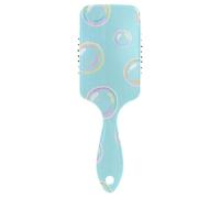 Blue Cartoon Bubble antistatico spazzola per capelli colpo Progettato massaggio del cuoio capelluto per capelli ricci con manico ergonomico cepillo para cabello de mujer
