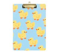 Blue Cartoon Duck A4 Appunti Impermeabile Automotive Clip Board Hard Board per Insegnante Portfolio Appunti Dimensioni 9 x 12