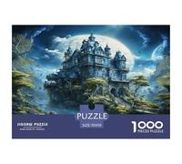 Blue Castle Jigsaw Puzzle,1000 Pezzi Classici, Per Adulti E Bambini Da 14 Anni E Più Giochi Del Cervello Perfetto Per Appassionati Di Esperti - Regalo Per Amore E Amico 70x50cm/1000pcs
