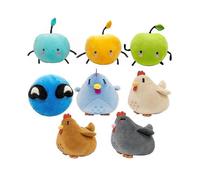 (Blue Chicken 20cm)Stardew Valley Junimo Cute Apple Hen Soft Stuffed Plush Toys Dolls Kid Gift Toy-b