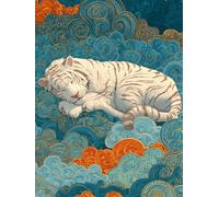 Blue Cloud Puzzle 5000 Pezzi per Adulti e Ragazzi, Puzzles Classico, Puzzle Adulti 5000 pezzi Animali, Decorazione Casa, Idea Regalo Creativa e Divertente, Intrattenimento Antistress 156x105cm