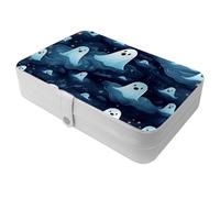 Blue Cloud Spirit 1463 - Portagioie portatile da viaggio, una grande custodia organizer per anelli, orecchini, collane, perfetto per ragazze e donne, confezione da 1