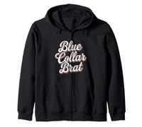 Blue Collar Brat Orgoglio della Classe operaia |- Felpa con Cappuccio