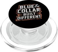Blue Collar Built Different Funny Work Pride Design Tees PopSockets PopGrip per MagSafe