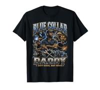 Blue Collar Daddy Blue Collar Worker Classe operaia Maglietta