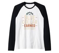 Blue Collar Lifestyle Blue Collar Pride Working Class Maglia con Maniche Raglan