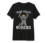 Blue Collar Operaio Procione Classe Operaia Divertente Maglietta Premium