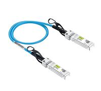 [Blue] Colored 10G SFP+ DAC Cable - Twinax SFP Cable for Cisco SFP-H10GB-CU5M, Ubiquiti UniFi, D-Link, Supermicro, Netgear, Mikrotik, Fortinet, 5-Meter(16.4ft)